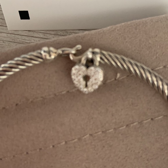 David Yurman Cable bracelet with heart - Picture 2 of 7